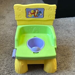 Winnie the Pooh Kids Potty Chair - Yellow and Green